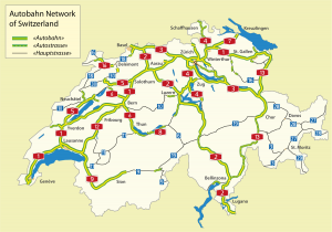 Svajc autópálya-hálózat