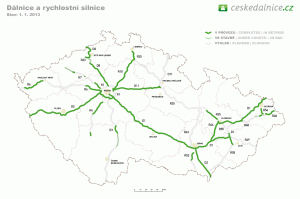 Csehországi autópályák